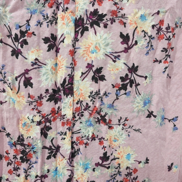 INTIMATELY FREE PEOPLE Purple Floral Maxi Slip Sundress with Plunge Neckline - Picture 15 of 16